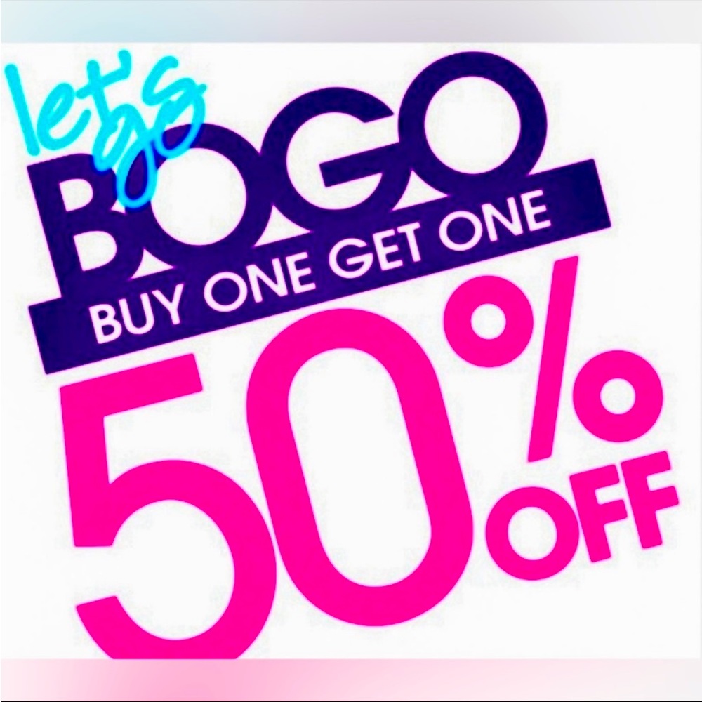 BOGO items only- SALE ITEMS noted in description! Discount applied at checkout